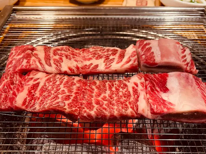 숯불 위 갈비