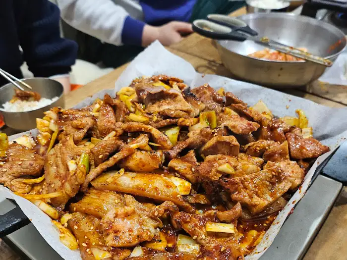 먹음직스러운 돼지불고기