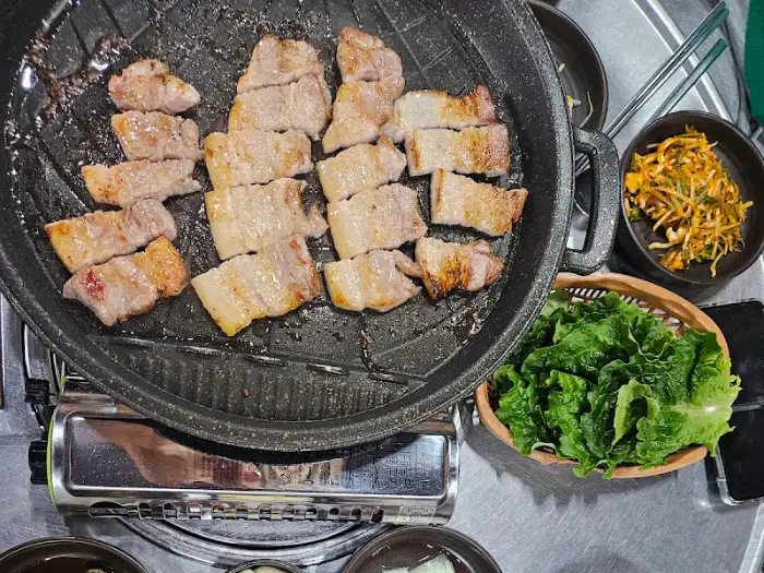 고기와 쌈 채소