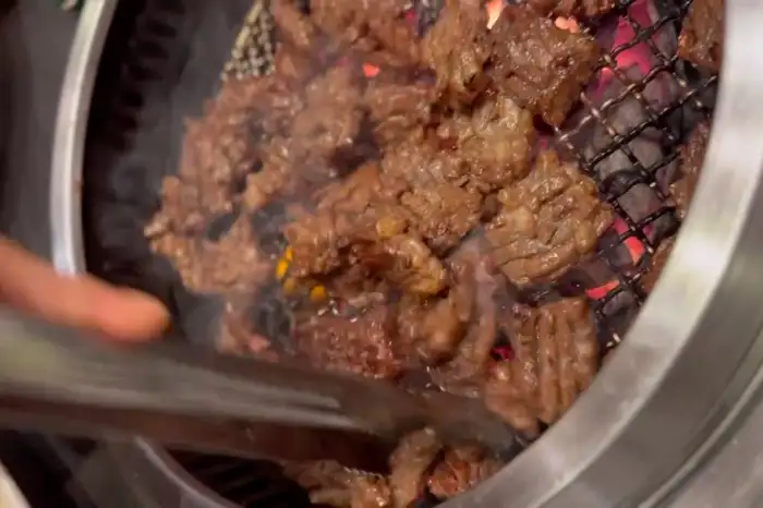 맛있게 익어가는 양념 갈비