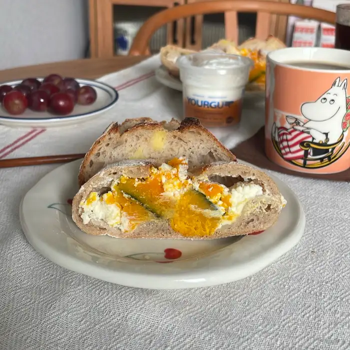 만동제과 빵 단면