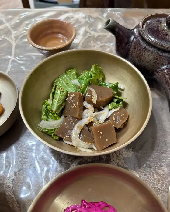 약식동원 도토리묵 무침