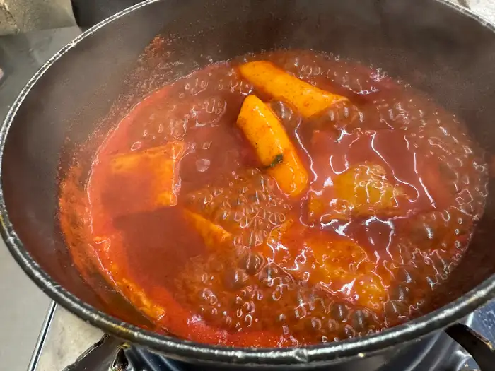 기본으로 제공되는 떡볶이