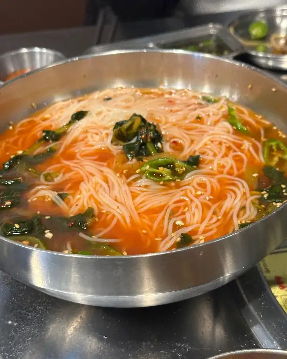 열무국수 비주얼