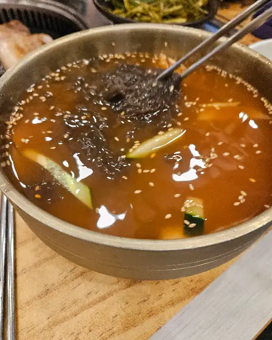 시원한 물냉면