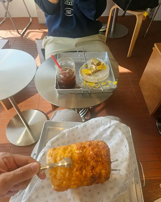 굴뚝김밥과 아이스 아메리카노