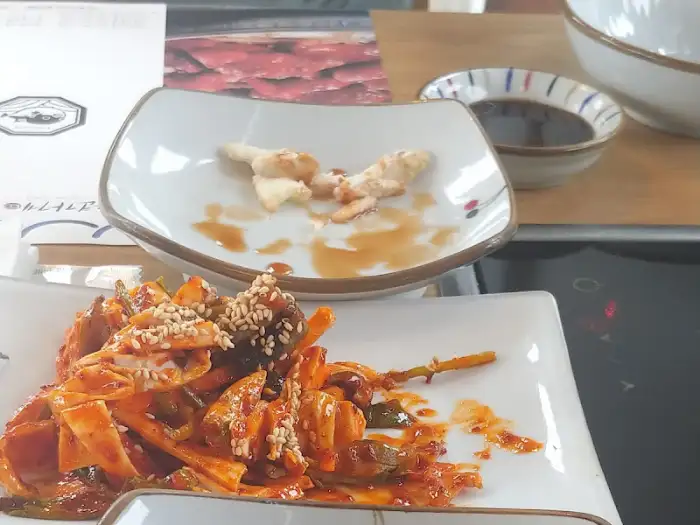 복터진집 김천직영점 테이블 세팅 일부