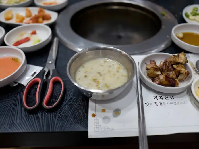 따뜻한 닭죽 한 그릇