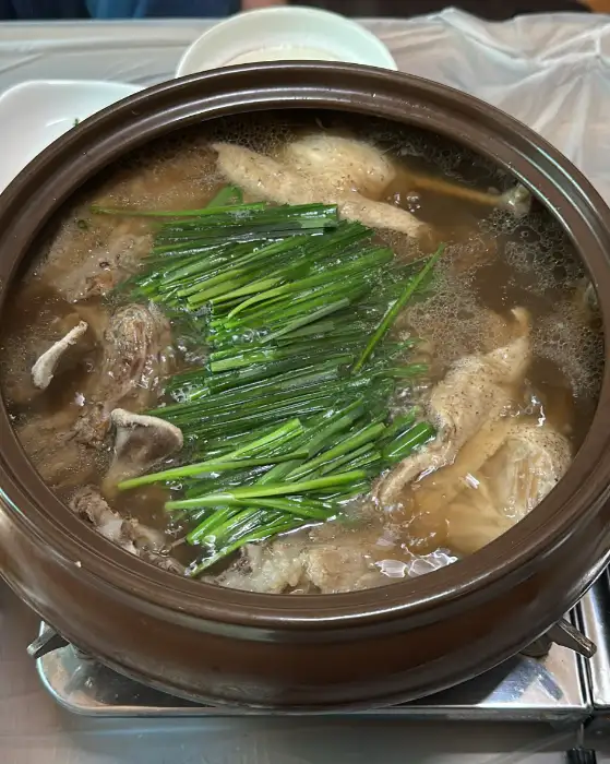 먹음직스러운 오리백숙
