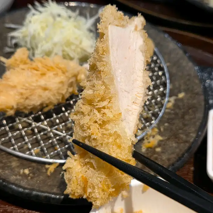 모카츠 토리카츠 단면