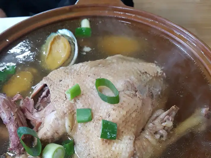 닭백숙 클로즈업