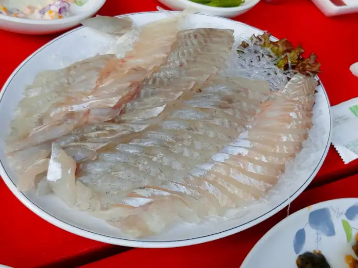 고흥회수산 모둠회 한 접시