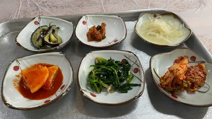 다양한 나물 반찬