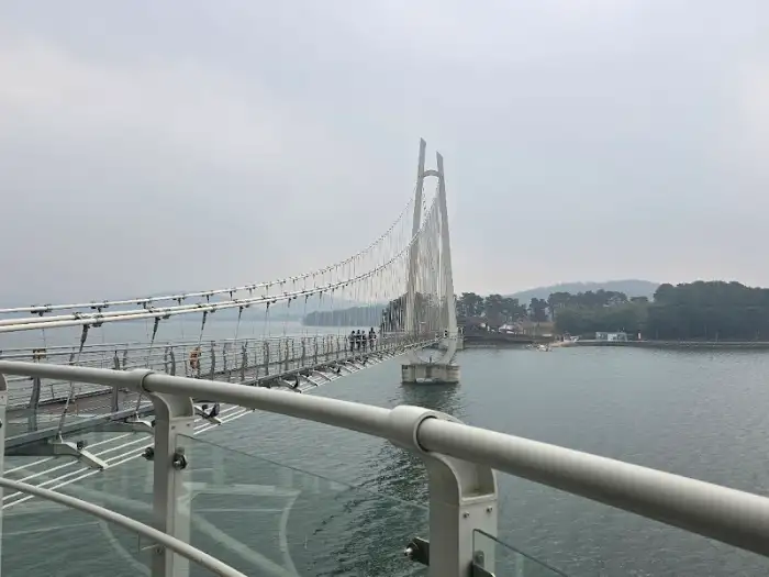 다리 위에서 바라본 풍경