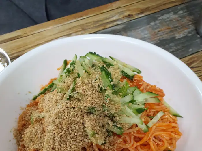 비빔국수 클로즈업
