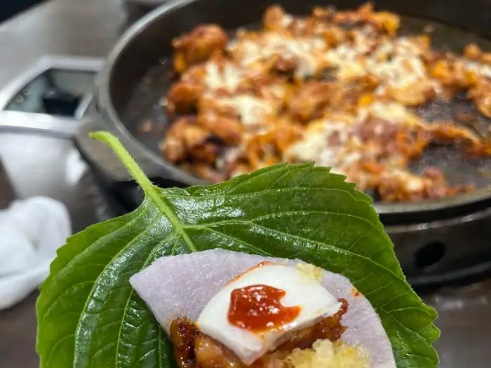 닭갈비와 치즈