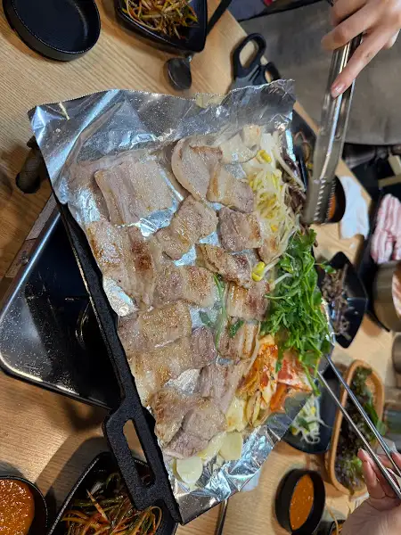불판 위 살치살