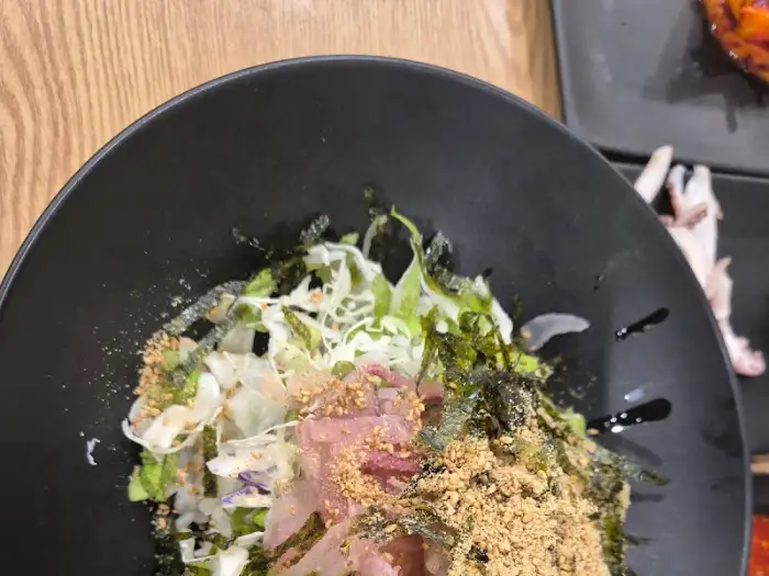 회덮밥 클로즈업