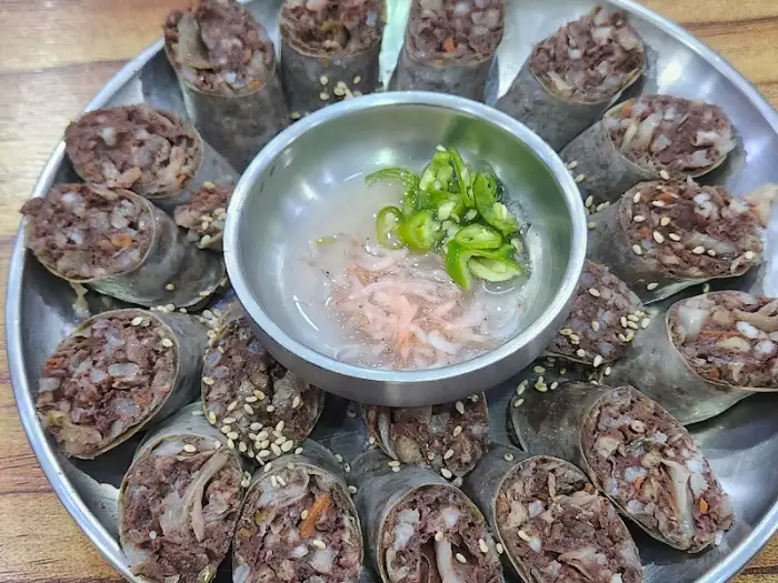 순대 단면 사진