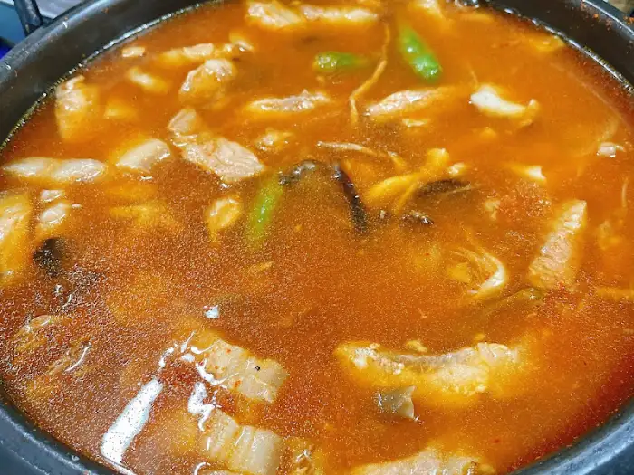 버섯전골 모습