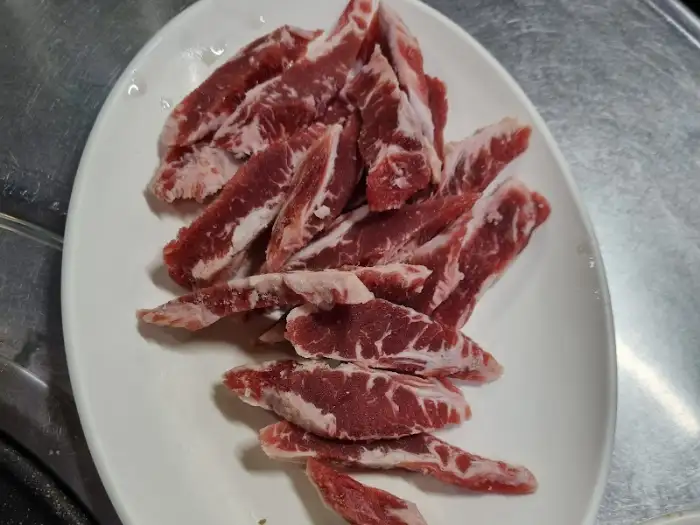 신선한 돼지고기 갈매기살