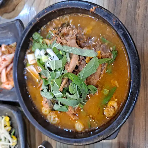 돼지고기 김치찌개 근접샷