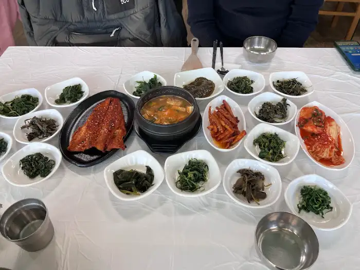 속초 산채마을 산채정식 한상차림