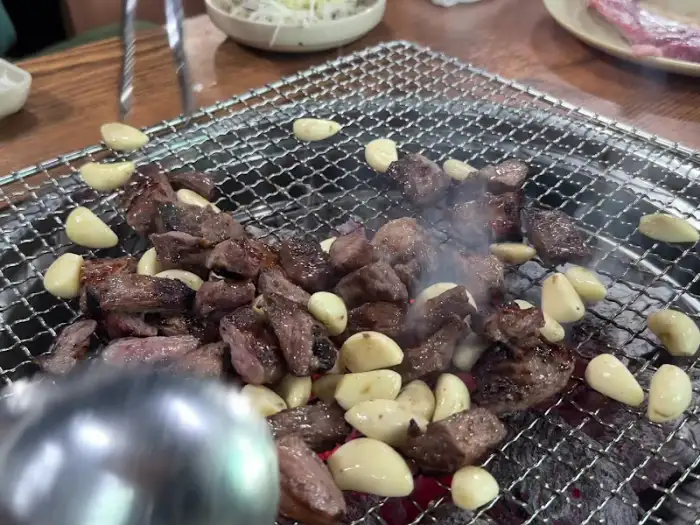 갈매기살과 마늘
