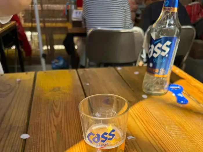 맥주 한잔