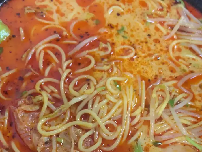 얼큰한 국물의 마라탕