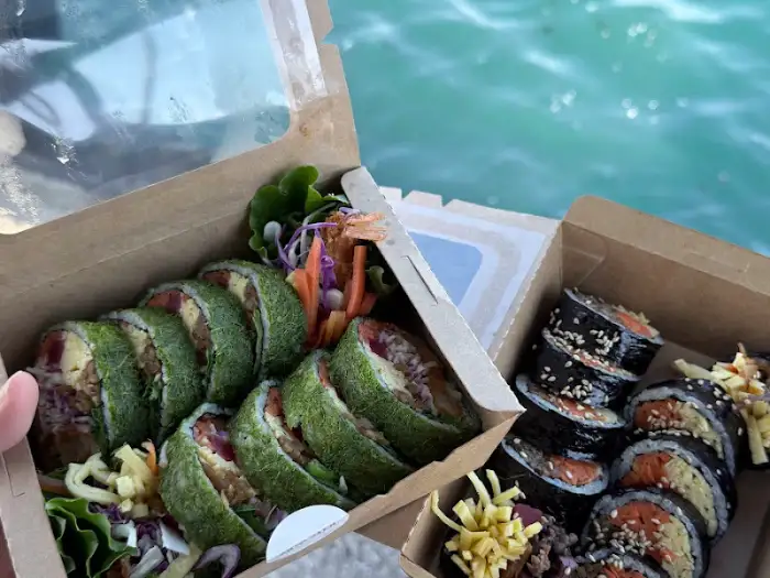 포장된 김밥