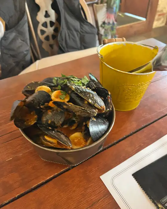 바질 페스토 새우 리조또