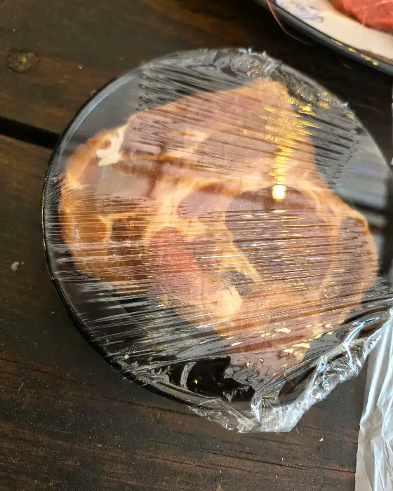 준비된 바베큐 세트