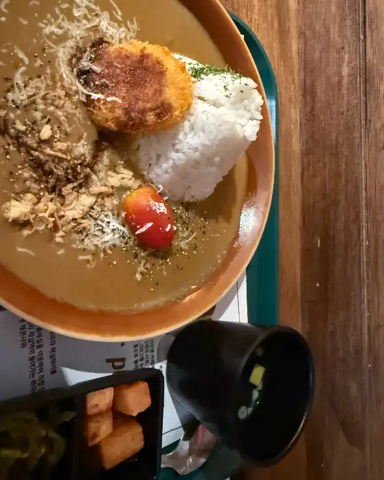 산카레 등심 카츠 상세 샷