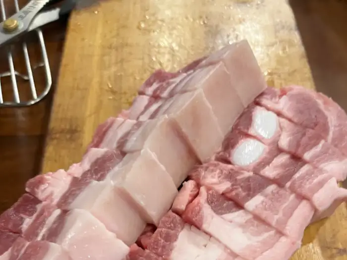 준비된 생삼겹살