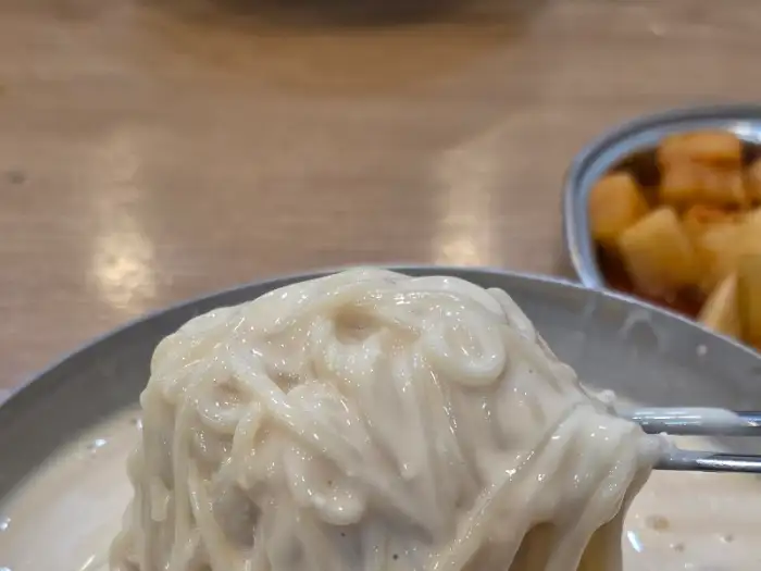 콩국수 면발