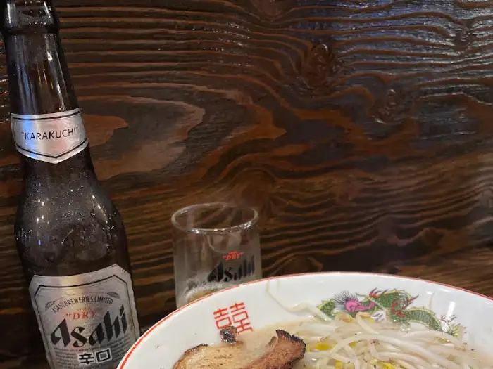 카라구치 라멘과 맥주