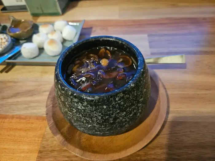 팥빙수 클로즈업 사진