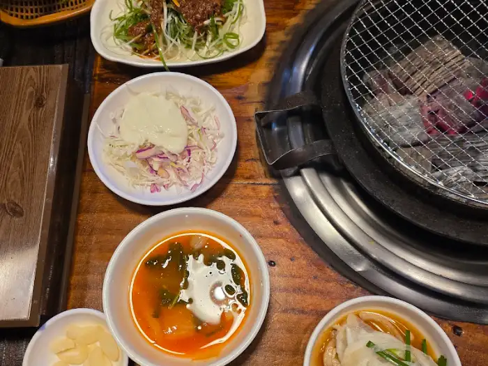 화로구이 테이블 세팅