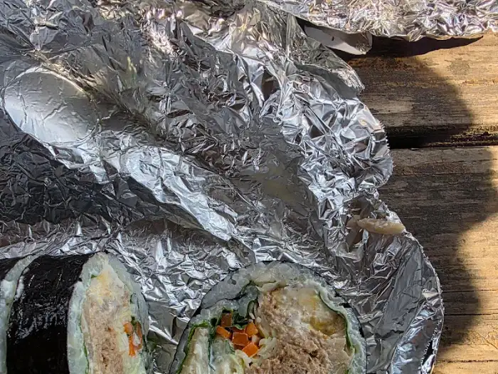 포장된 다가미 김밥