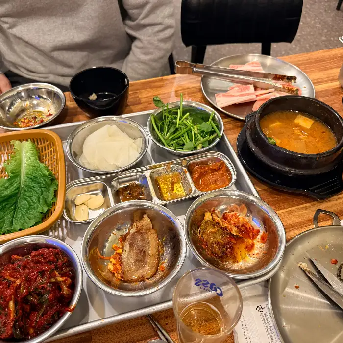 냉삼과 쌈 채소