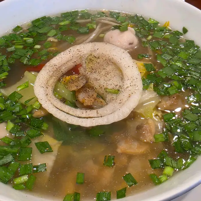 곱창 쌀국수 클로즈업
