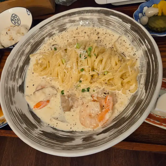 새우 크림 파스타