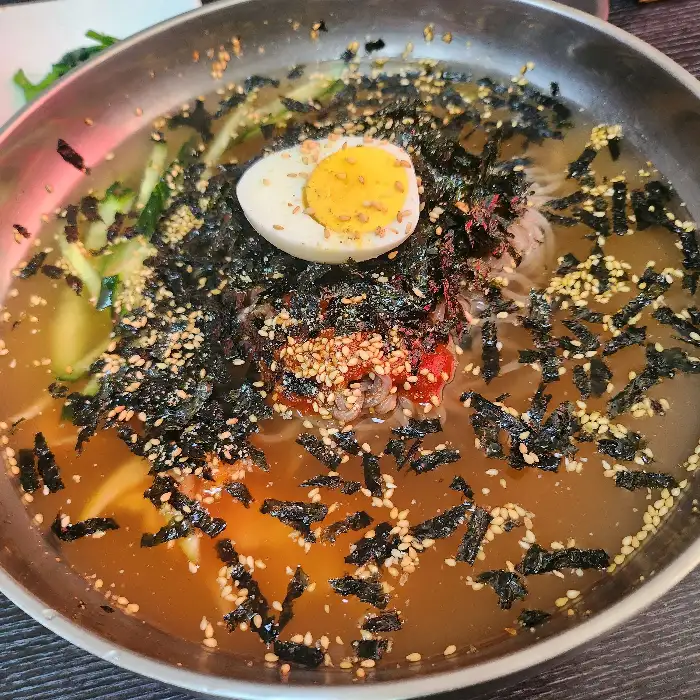 들기름막국수 근접 사진
