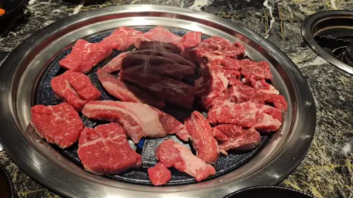 다양한 부위의 소고기