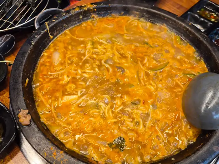 푸짐한 된장 술밥