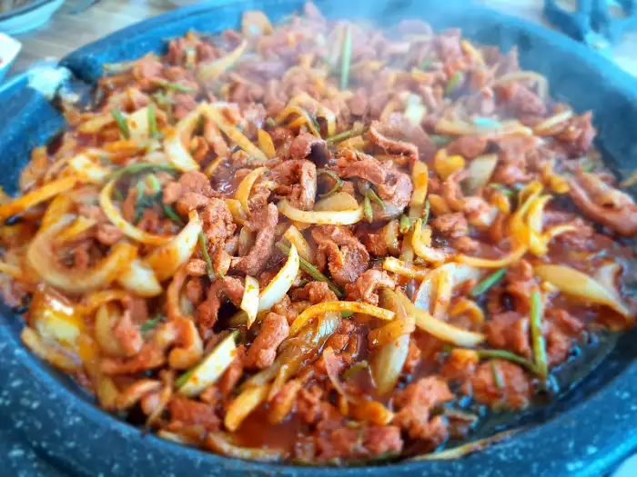 잘 익은 오리주물럭