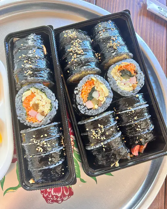 김밥 클로즈업