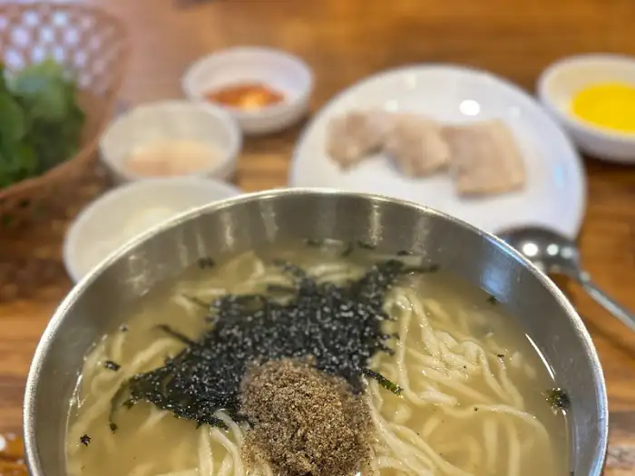 김화칼국수 칼국수 클로즈업