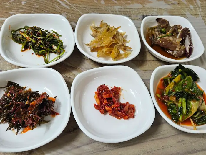 접시별 밑반찬 상세